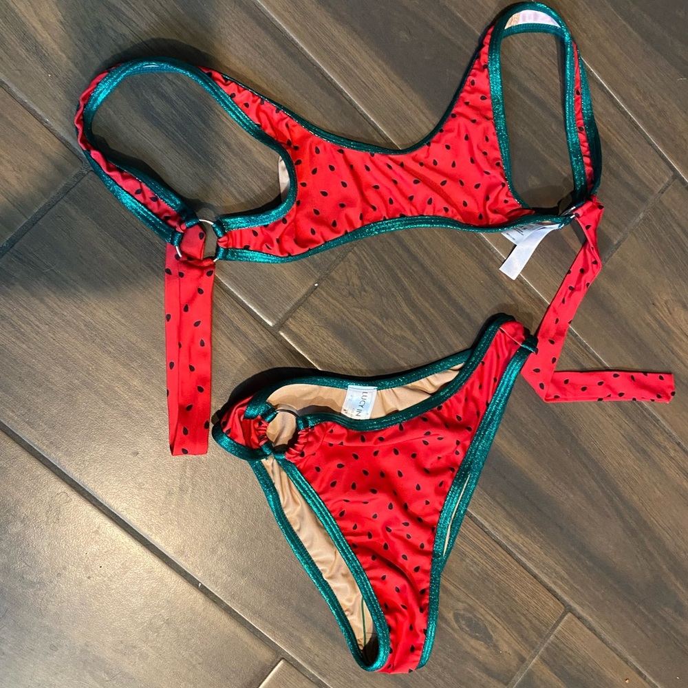 Lucy in the Sky watermelon swimsuit - Picture 2 of 7